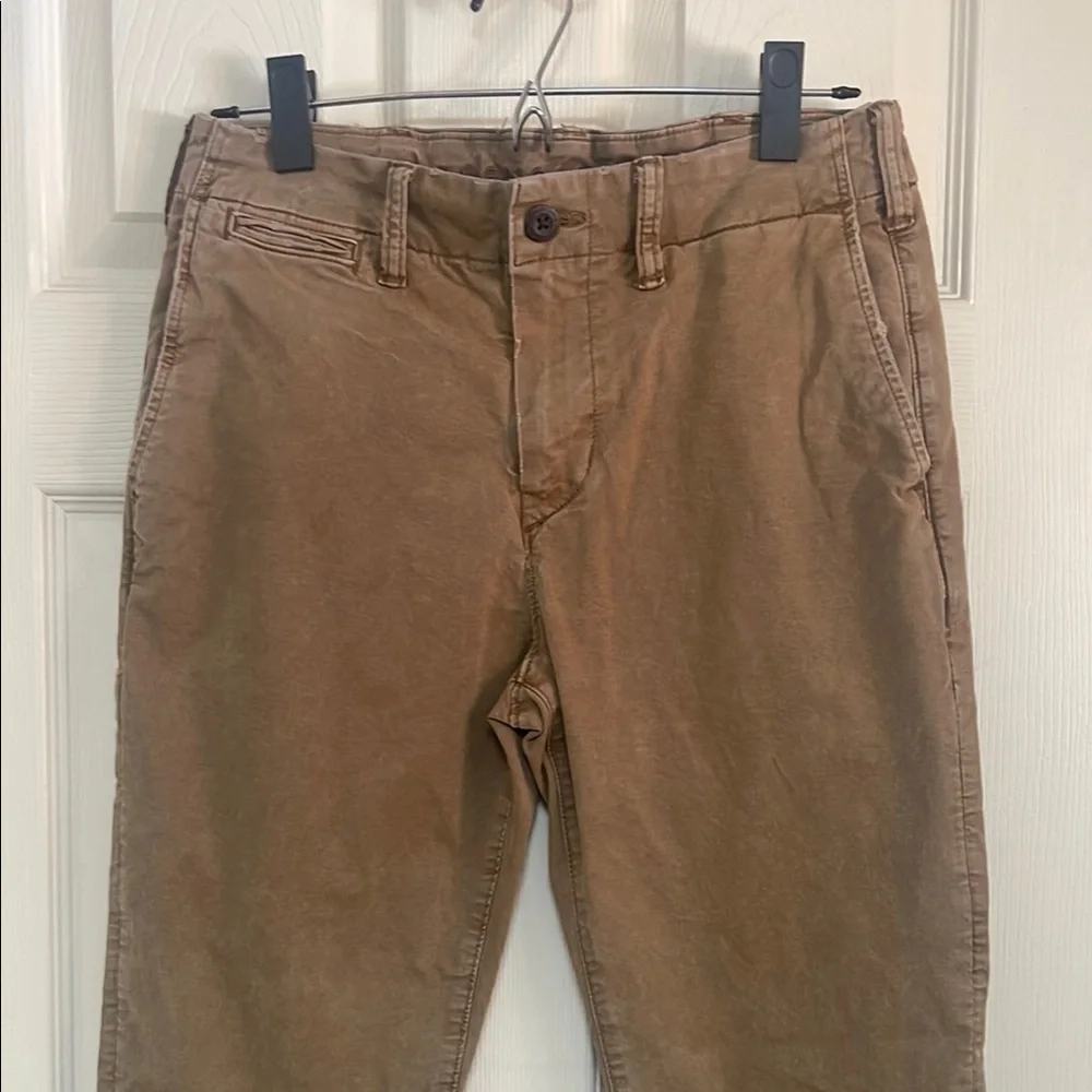 American Eagle Outfitters Tan Slim Flex Chinos Classic Straight-Leg 29 X 32 - Picture 3 of 13